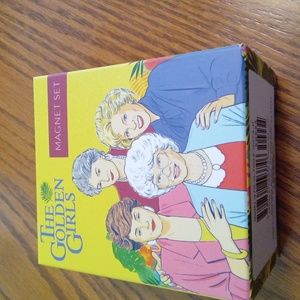 NWT Unopened Box. The Golden Girls Magnet Set.  27 pcs plus 32 page mini book.